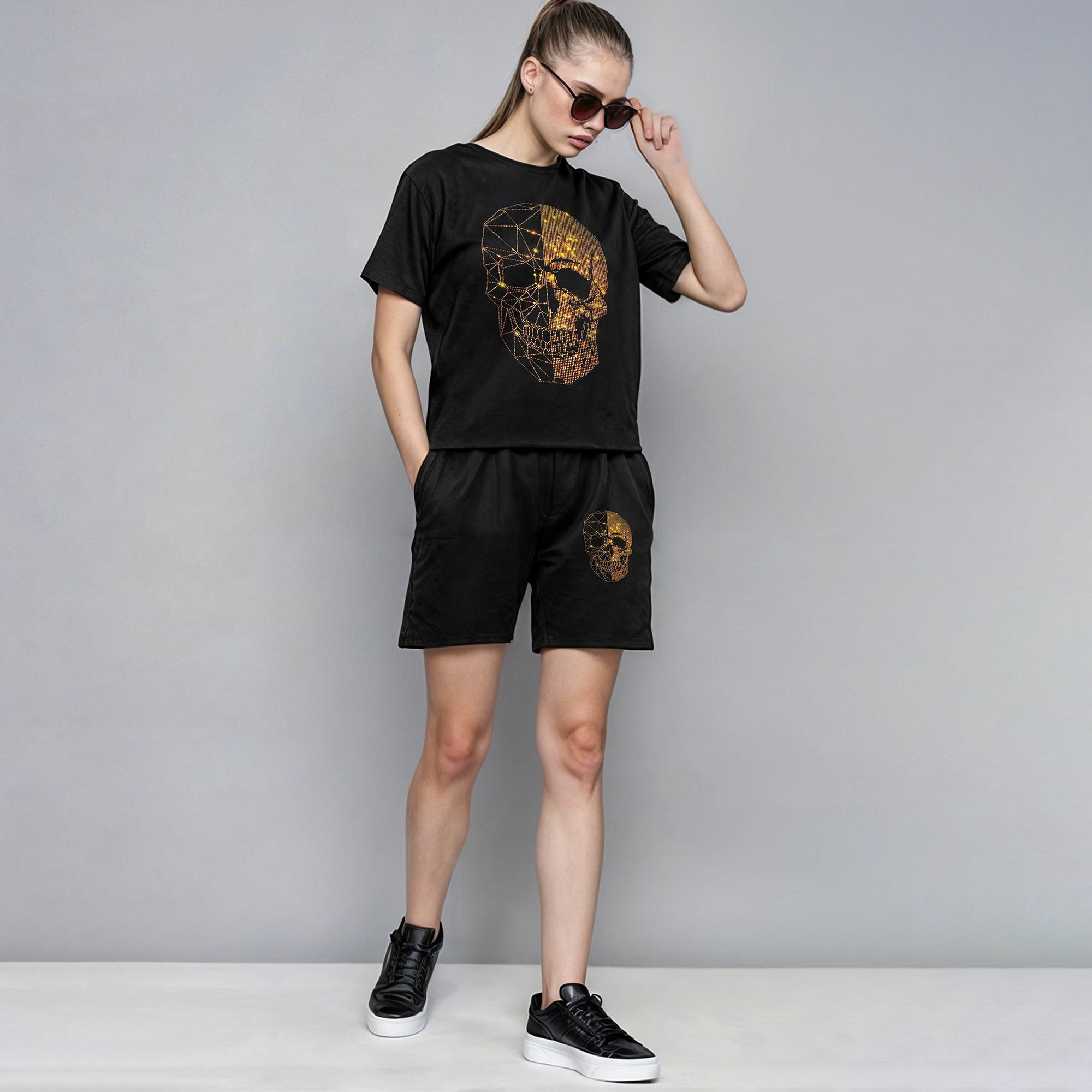 Women Luxury Co-Ord Set(SKULL)