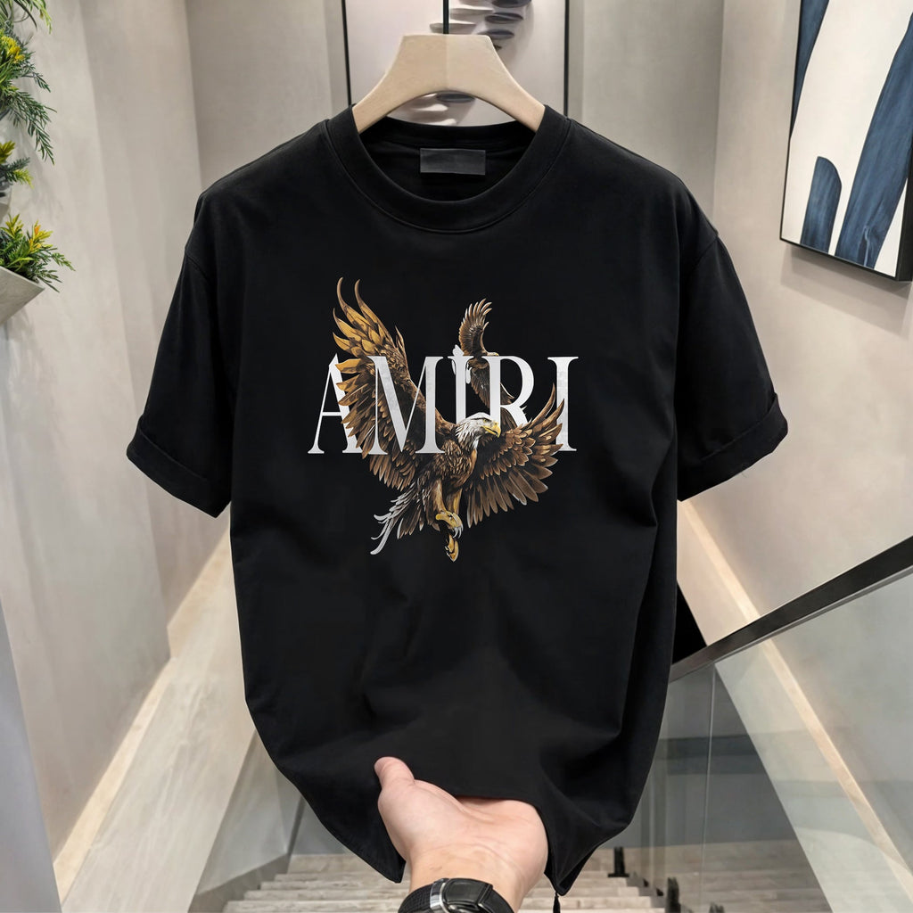 Men's Brand Premium Selling T-Shirt (BD-AMIRI+LV STARS)