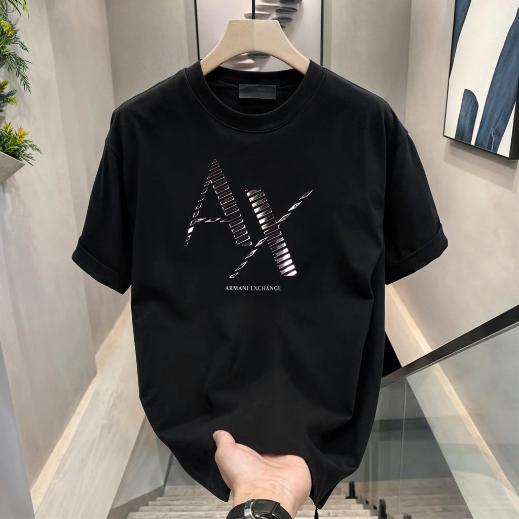 Men's Brand Premium Selling T-Shirt (BD-AX CUT+HUGO RED)
