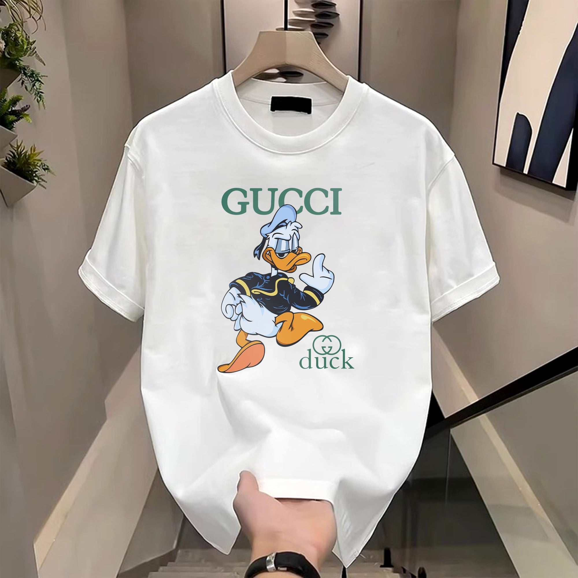 Men's Brand Premium Selling T-Shirt (BD-CK+GUCCI DUCK)
