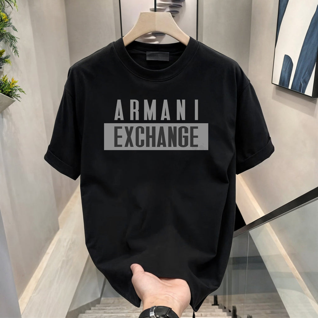 Men's Brand Premium Selling T-Shirt (BD-LV+ARMANI GREY)