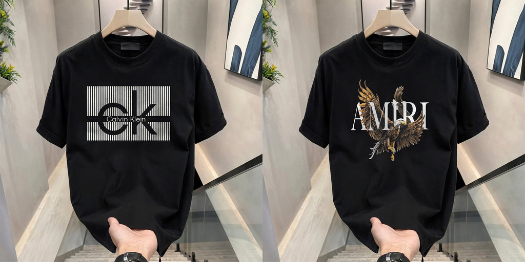 Men's Brand Premium Selling T-Shirt (BD-AMIRI+CK)
