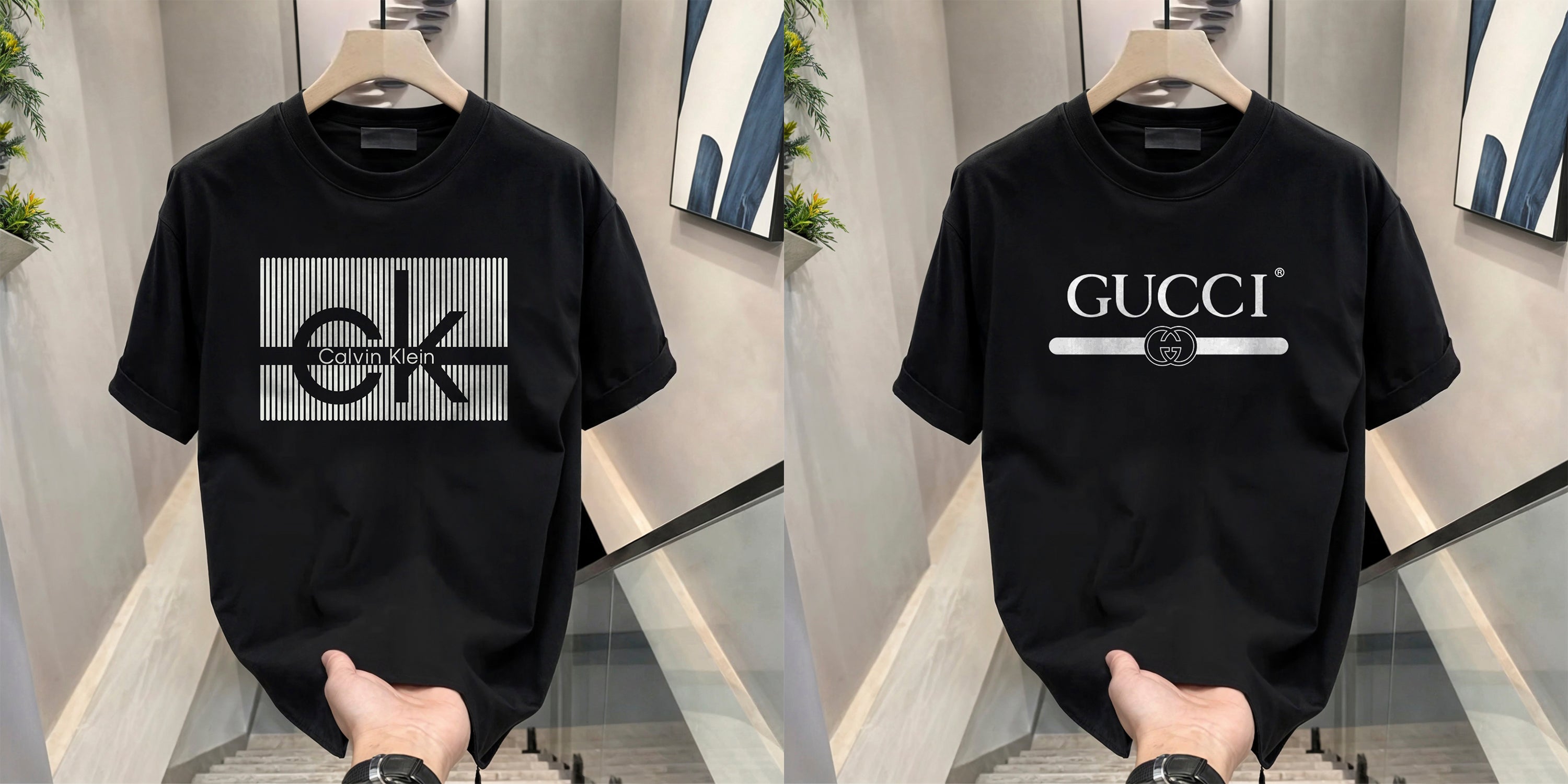 Men's Brand Premium Selling T-Shirt (BD-CK+GUCCI)