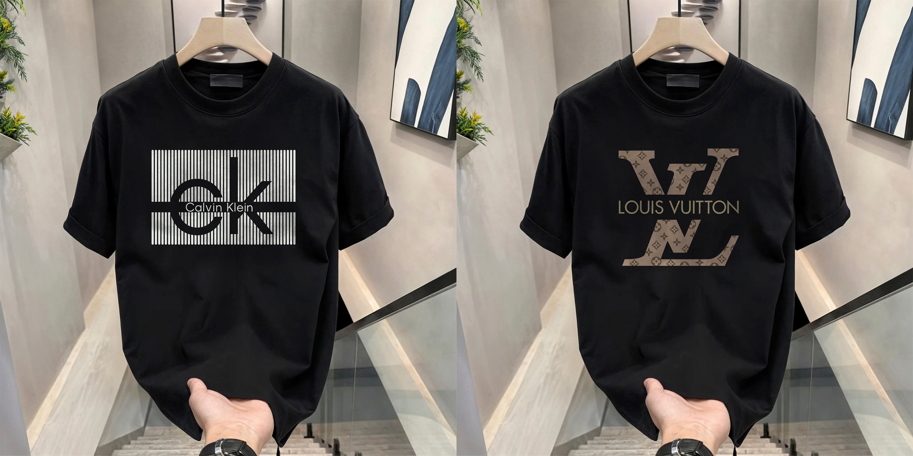 Men's Brand Premium Selling T-Shirt (BD-CK+LV)