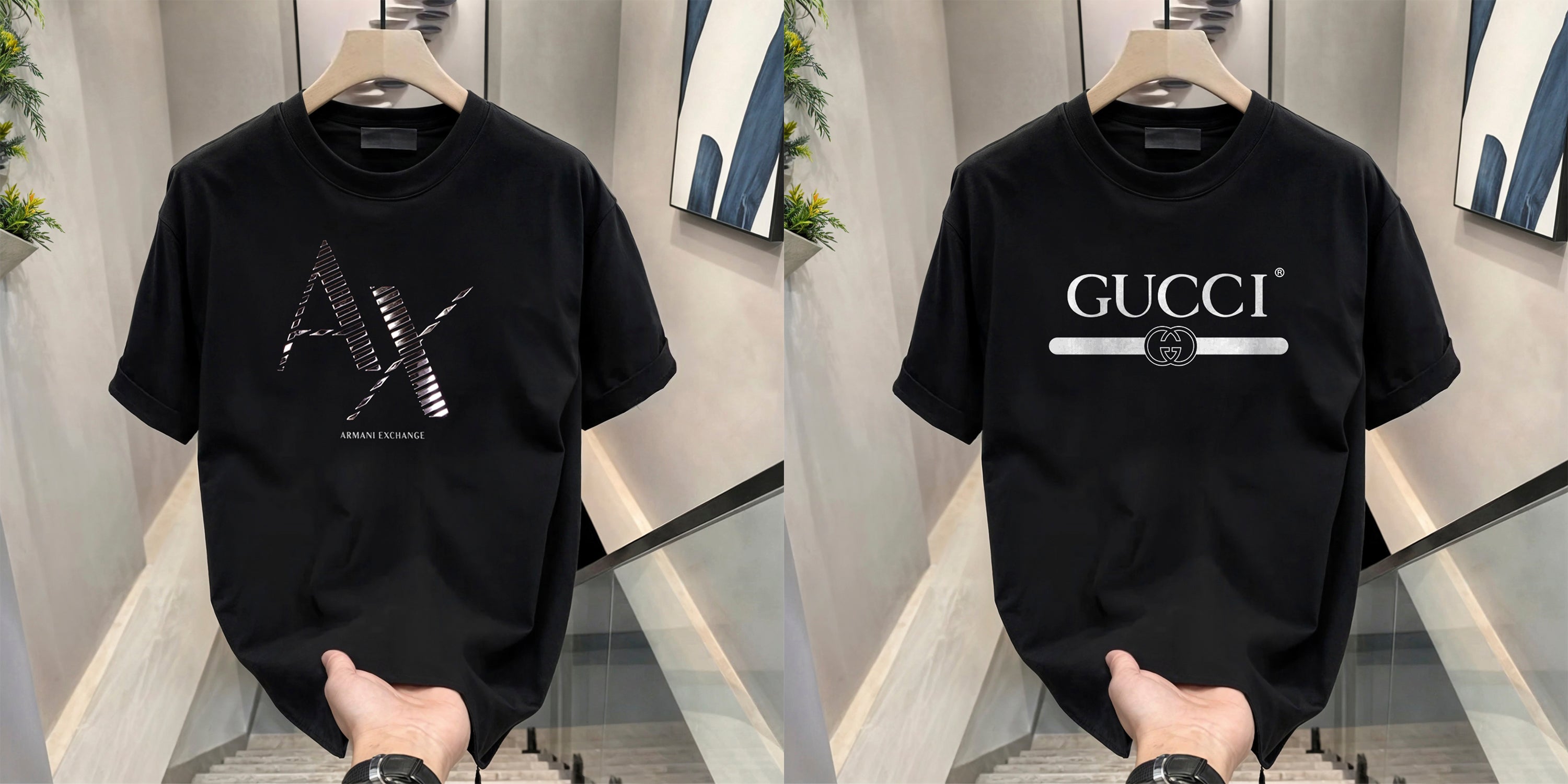 Men's Brand Premium Selling T-Shirt (BD-AX CUT+GUCCI)