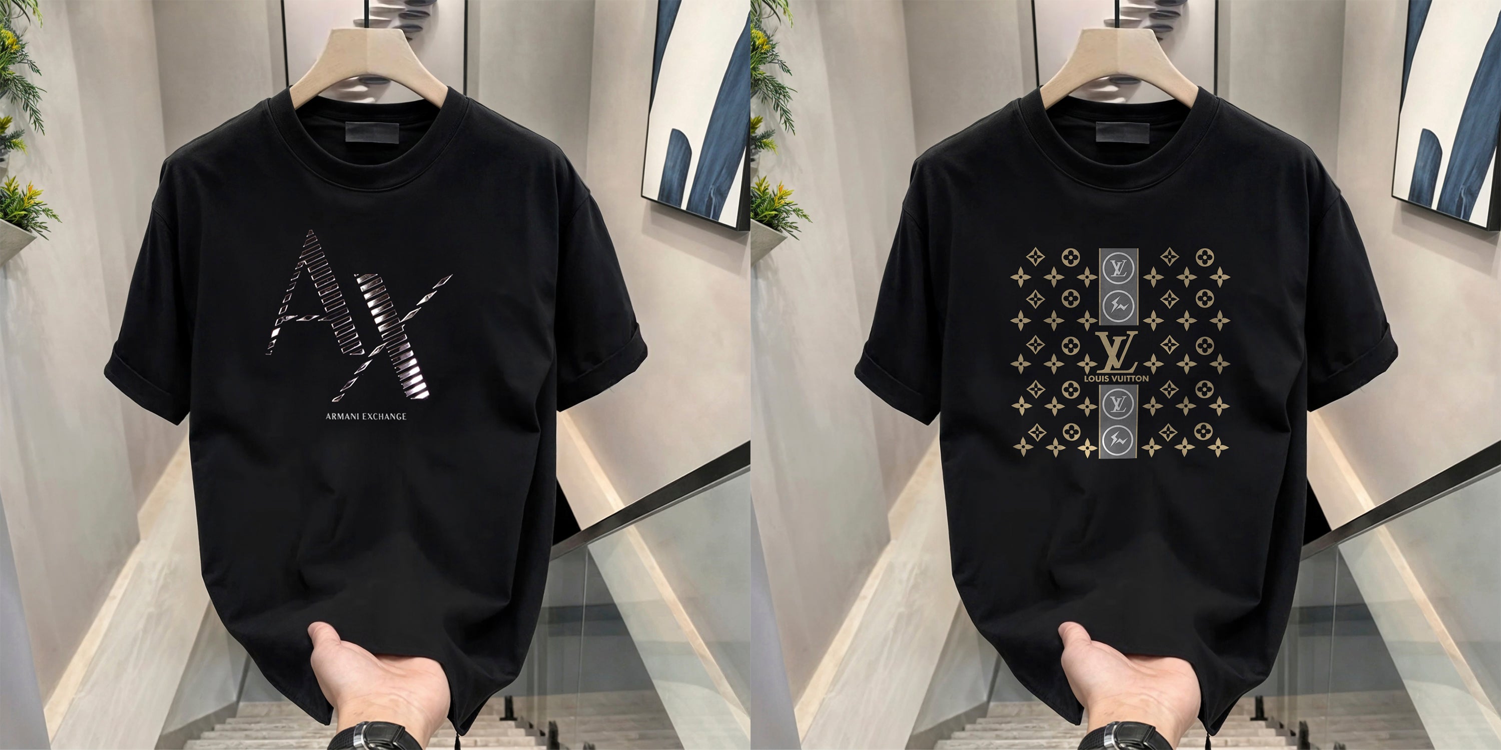 Men's Brand Premium Selling T-Shirt (BD-AX CUT+LV STARS)