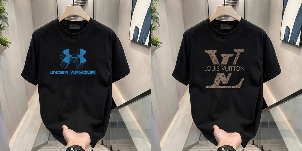 Men's Brand Premium Selling T-Shirt (BD-BLUE ARMOUR+LV)
