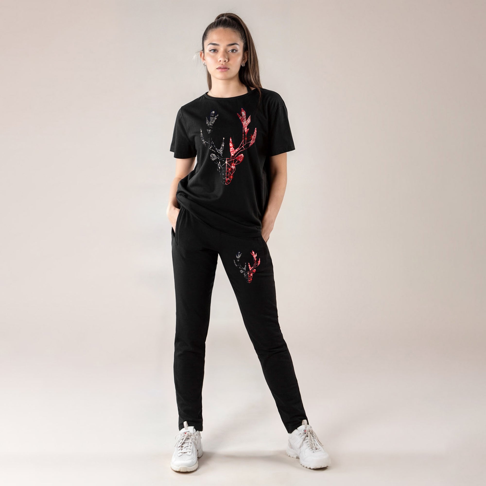 Women Luxury Co-Ord Set(DEER)