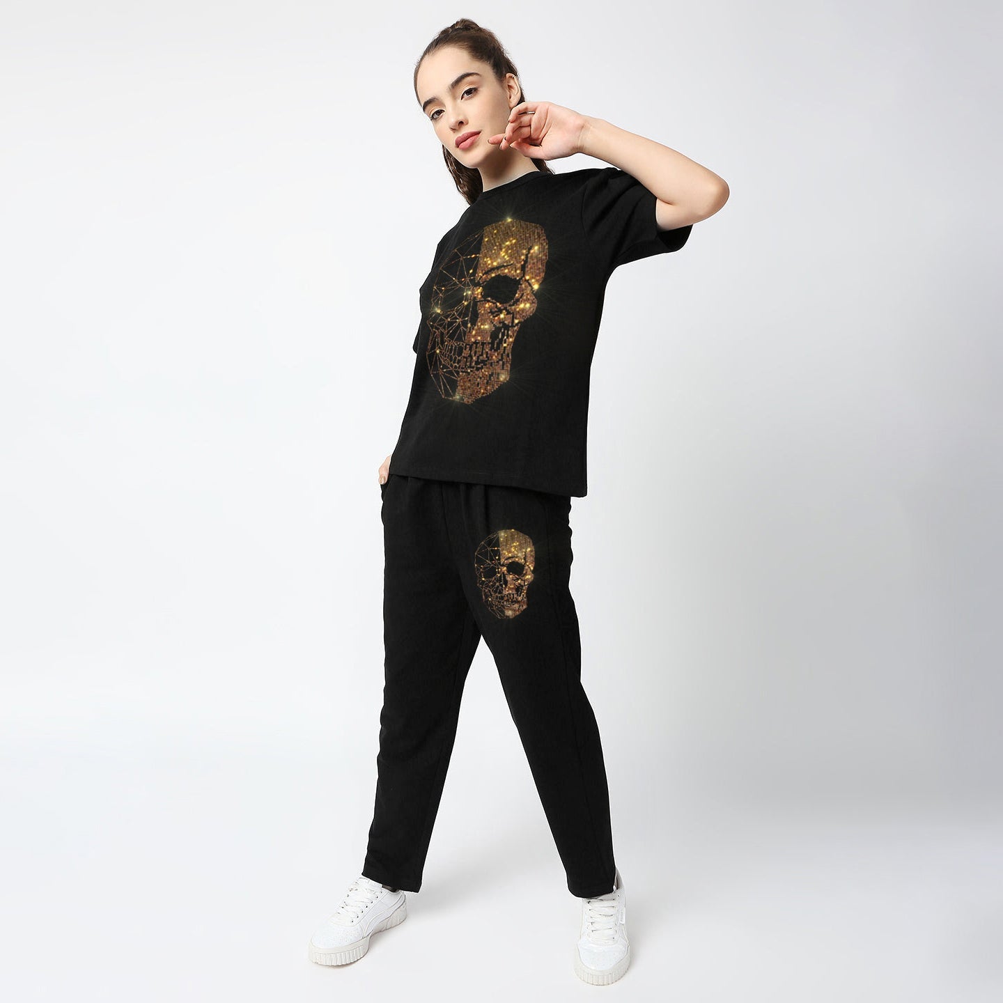 Women Luxury Co-Ord Set(SKULL)